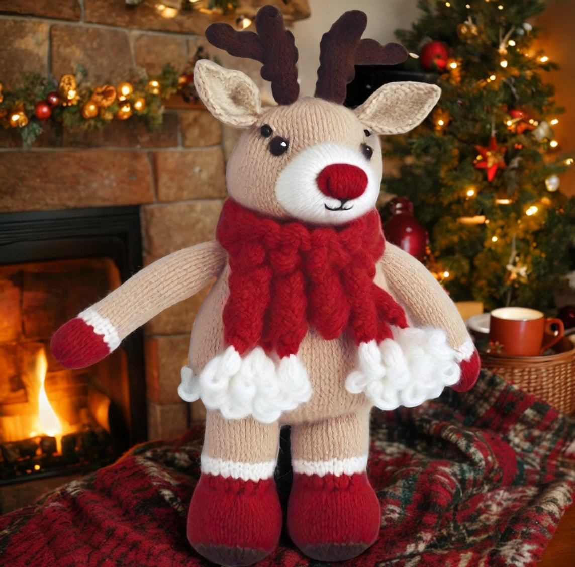 Christmas Reindeer Knitting Pattern