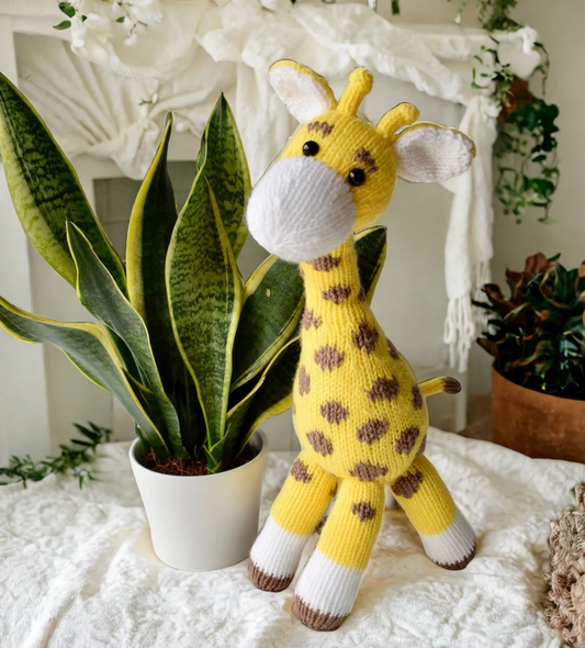 Cute Giraffe Knitting Pattern