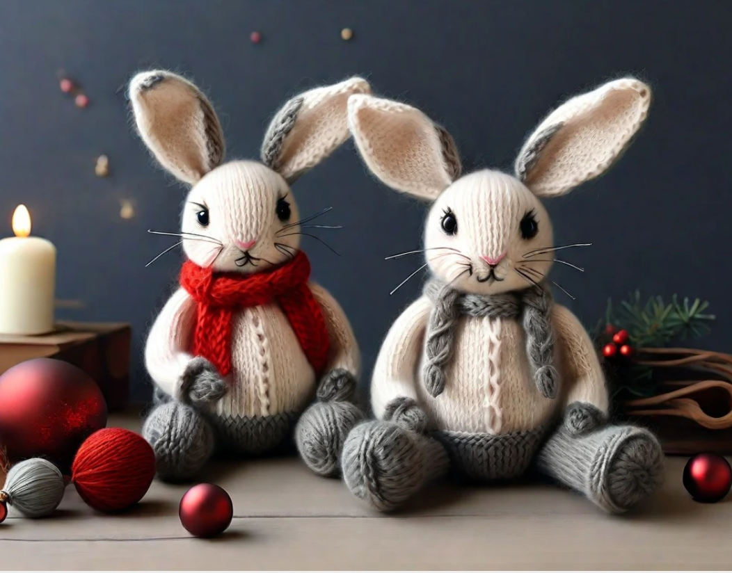 Bunny Knitting Pattern + Gift