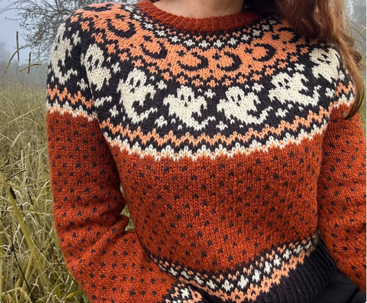 Halloween Sweater Knitting Pattern