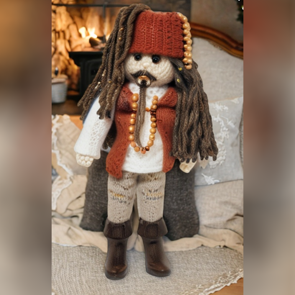 Jack Sparrow Knitting Pattern