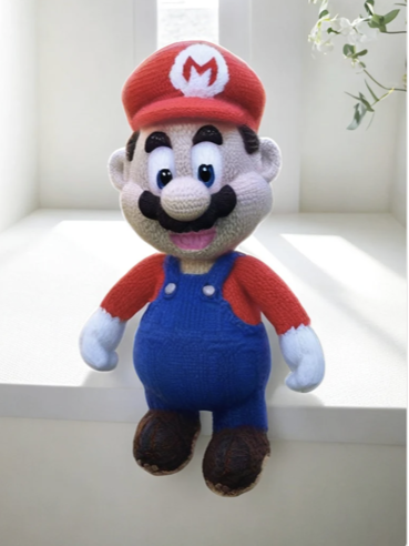 Super Mario Knitting Pattern